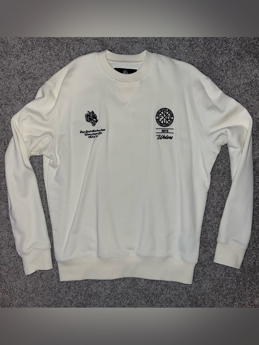 Darc Sport Graphic Crewneck Sweater - Cream